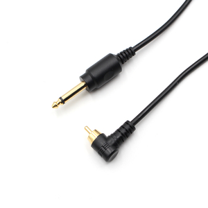 สายเคเบิล RCA ตัวผู้ ถึง 6.35 มม. ตัวผู้ สำหรับเครื่องสัก สายไฟ สายจ่ายไฟ สำหรับอุปกรณ์เครื่องสัก - Product Image 2