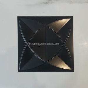 Panneau mural texturé 3D en <span class=keywords><strong>PVC</strong></span> Design gaufré 500*500mm Taille étanche à l'humidité pour <span class=keywords><strong>salle</strong></span> <span class=keywords><strong>de</strong></span> <span class=keywords><strong>bain</strong></span>/cuisine - Product Image 1