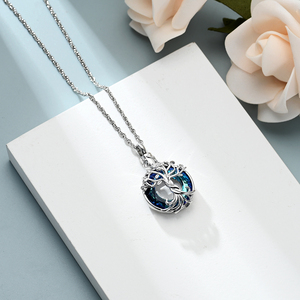 Arbre <span class=keywords><strong>de</strong></span> <span class=keywords><strong>Vie</strong></span> Crémation Bijoux Urne Collier pour Cendres pour Femmes Hommes <span class=keywords><strong>Cercle</strong></span> Humain <span class=keywords><strong>de</strong></span> <span class=keywords><strong>Vie</strong></span> Mémorial Cendres Urne Pendentif - Product Image 5