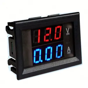 Penjualan terlaris DC 0-300V 999mA Led Digital Voltmeter ganda ampereter