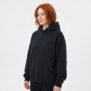 Sudadera con capucha personalizada al por mayor para hombre, corte holgado, con estampado, para minoristas de ropa deportiva estadounidenses, con tejido de felpa francesa. - Product Image 1