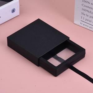 Caja de Exhibición de Joyería Cuadrada Moderna con Cierre de Cordón, de Cartón Transparente y Película de PE, Personalizable y de Venta Caliente, para Collares - Product Image 3