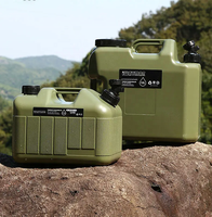 Refroidisseur d'eau extérieur 10L Conteneur de réservoir d'eau de camping réutilisable avec robinet pour les urgences de voyage et de véhicule