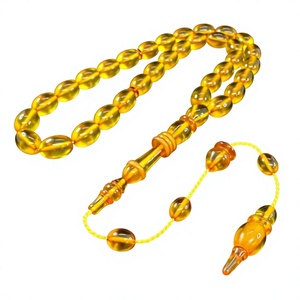 Vente en gros de perles de prière rondes en résine écologiques faites à la main, Tasbeeh islamique musulman, Misbaha, cadeau religieux - Product Image 4