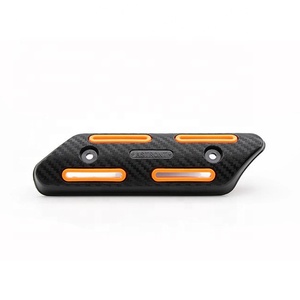 CXMOTO Protecteur de silencieux d'échappement de moto Couvercle de bouclier thermique anti-brûlure en plastique durable - Product Image 2