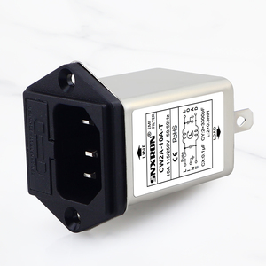 Фильтр безопасности SNXRON IEC CW2A-10A-<span class=keywords><strong>T</strong></span>, одинарный, для сетевого кабеля, 1-10А, 115/250В переменного тока, никелированный корпус - Product Image 5