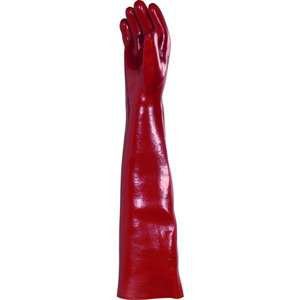DELTA PLUS - PVCC60010 Gant chimique qui protège le bras entier des huiles Rouge-GANTS EAN 3295249134402 - Product Image 2
