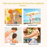 Marque privée Logo personnalisé Crème solaire pour enfants UVA UVB Anti-oxydation Crème gommante résistante aux UV Crème anti-bronzage