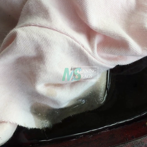 Chiffons de nettoyage industriels en coton recyclé, bonne absorption, couleur claire - Product Image 5