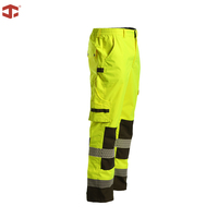 Combinaison de sécurité haute visibilité pour femmes JIADE EN ISO 20471 Classe 2, ensemble veste et pantalon imperméables, vêtements de travail multi-poches