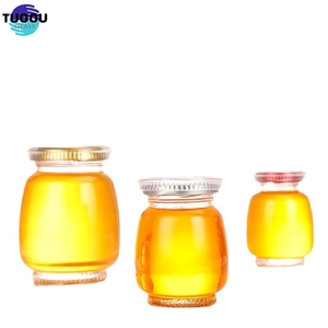 Hàng Có Sẵn Bán Sỉ Lọ Mứt Sáng Tạo 280Ml <span class=keywords><strong>360Ml</strong></span> Lọ Thủy Tinh Tổ Chim Có Nắp Vặn Kim Loại Và Nắp Trong Suốt - Product Image 3