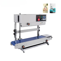 Machine de scellage verticale automatique continue de films plastiques FR-900 Deluxe, électrique et amovible, pour vêtements et poudre de café