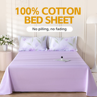 Parure de draps en coton 100 % personnalisée en gros – Draps-housses et draps plats super doux pour lits Queen et King Size