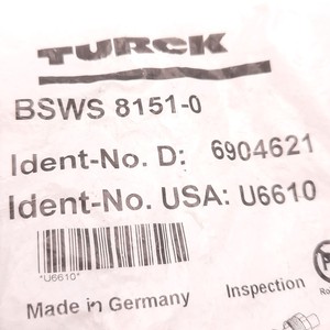 <strong>BSWS</strong> 8151-0 BSWS81510 Circular Plug M12 Male 4A 60V IP67 5 Position for PLC - Product Image 2