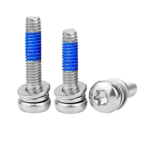 Vis de machine combinées Torx en acier au carbone galvanisé M2 M3 M4 X 8mm M5 M6 avec rondelles plates et rondelles à ressort - Product Image 2