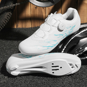 Zapatillas de Ciclismo Transpirables para Invierno, Unisex, para Bicicleta de Montaña, Suela Dura Antideslizante, Entresuela de Goma Resistente al Desgaste, Parte Superior de Algodón - Product Image 6