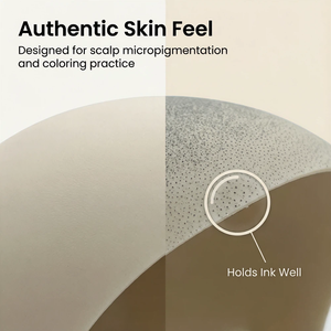 Piel <span class=keywords><strong>de</strong></span> Práctica 5D 3D para Cuero Cabelludo, Piel <span class=keywords><strong>de</strong></span> Ejercicio <span class=keywords><strong>de</strong></span> Cuero para Micropigmentación Capilar y Entrenamiento <span class=keywords><strong>de</strong></span> Tatuaje Capilar - Product Image 3