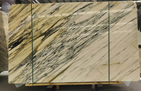 Dalle de marbre blanc Calacatta Gold naturel de luxe pour comptoirs de cuisine, dessus de meubles de salle de bain et revêtements muraux – Excellent rapport qualité-prix