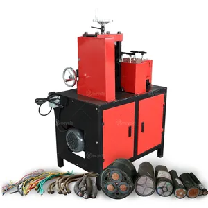 Große Extrusionskabel-Abisolier walze Single Copper Peel Optical Fiber Stripper Machine