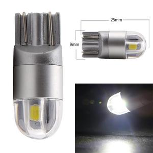 หลอดไฟ LED รถยนต์ 12V T10 2smd W5W 3030 2smd ไฟส่องสว่างสีขาว/น้ำเงิน หลอดไฟ T10 สำหรับเปลี่ยน อะไหล่ไฟรถยนต์อื่นๆ - Product Image 2