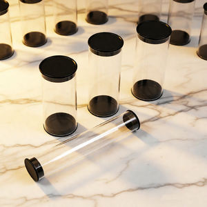 Tabung Kemasan Polikarbonat & Akrilik Transparan Tahan Lama, Anti Gores, Cetak Logo Sesuai Pesanan - Product Image 4