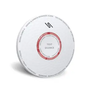 Fabricage Intertek Voorraad EN50291EN14604 Zijn Goedkeuring Standalone 10 Jaar Fire Combo Rook Co Alarm