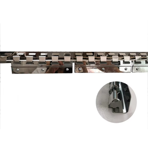 Xieren Cintres <span class=keywords><strong>et</strong></span> crochets en acier inoxydable de haute qualité <span class=keywords><strong>Rail</strong></span> de suspension pour rideau à lamelles Kit de rideau en PVC Quincaillerie - Product Image 1