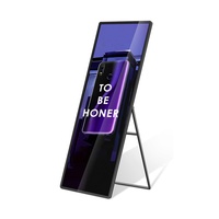 Kiosque publicitaire numérique 68'' avec lecteur multimédia, système d'exploitation Android, 2 Go de RAM, 16 Go de stockage, sur pied pour utilisation en magasin de détail en intérieur