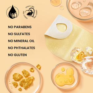 Masque liftant V-Line au collagène et à l'or 24K, formule raffermissante pour le contour du visage et le cou, lissant les rides, sans cruauté animale, marque privée - Product Image 3