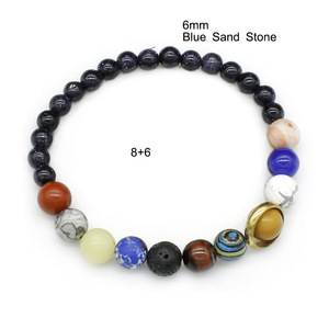 Nueva gran oferta Welwish Children's Stone Star Galaxy <span class=keywords><strong>pulsera</strong></span> ocho pulseras planetarias para aniversario - Product Image 3