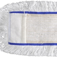Balayeuse de poussière sèche et humide de haute qualité pliante pour salle blanche balai en microfibre de coton plat vadrouille en microfibre pour le nettoyage des sols