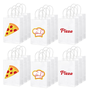 Custom Logo Eco-Friendly <b>Biodegradable</b> Recyclable Disposable Takeout Kraft <b>Paper</b> Bag for Fast Food Go Delivery for Restaurant - Product Image 1