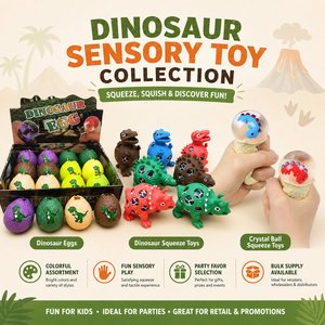 Vente en gros : Jouet anti-stress en forme d'œuf de dinosaure de la marque KL, couleurs assorties, jouet sensoriel, option logo personnalisé pour les fêtes - Product Image 4