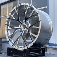 Jantes forgées monobloc en aluminium sur mesure de 17, 18, 19, 20, 21, 22 pouces pour BMW, Mercedes, Audi, Porsche, AMG, Volkswagen, couleur argent