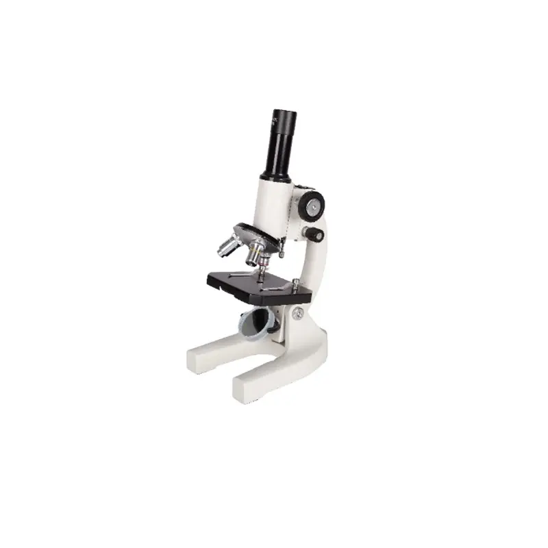 Microscope biologique numérique monoculaire à tube vertical à triple nez, usine chinoise