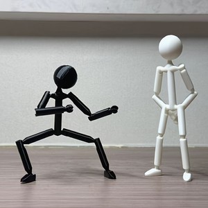Figurine articulée en plastique, poupée artistique, ornement, cadeau promotionnel, jouet - Product Image 2