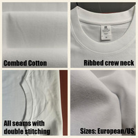 T-shirt décontracté en coton 260 GSM durable, personnalisable, prêt à l'impression, vente en gros, unisexe, promotionnel, fourni par l'usine