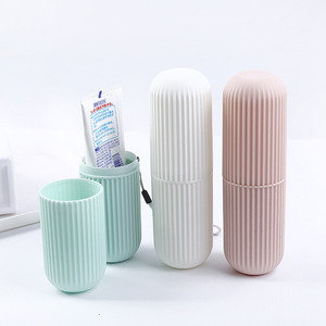 Étui de voyage portable pour brosse à dents, boîte de rangement en plastique de 200 ml pour la salle de bain - Product Image 3