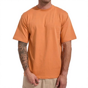 Quick Dry OEM/ODM Loose Fit High Quality Round Neck Collar Short Sleeve Eco-Friendly Woven T-Shirt <b>Plain</b> Color Custom Logo - Product Image 1