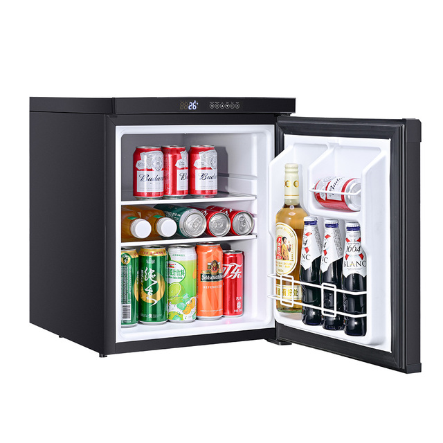 C-46A 46L Electric Low Noise Portable Hotel Mini Fridge Compressor Cooling -0C~15C Commercial Refrigerator