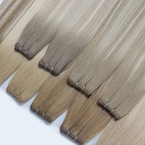 Extensions de cheveux vierges Remy russes 100% naturels, nouvelle conception Luxsea Seamless Invisible Beaded Holes Twin Tab - Product Image 1