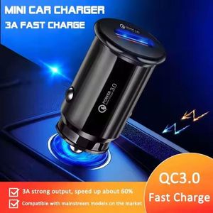 Chargeur de voiture mini QC3.0 5V/3A, chargeur de téléphone de voiture à un seul port, chargeur USB rapide pour voiture - Product Image 4
