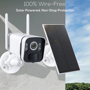 Không dây ngoài trời 4CH 4MP năng lượng mặt trời hệ thống camera an ninh Wifi NVR Kit CCTV năng lượng mặt trời hệ thống camera an ninh - Product Image 4