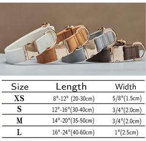 Grosir kalung hewan peliharaan beludru kustom kerah Premium Laser dapat diukir kerah anjing kucing logam - Product Image 6