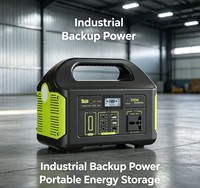 Station d'alimentation portable extérieure légère 500W avec onduleur à onde sinusoïdale pure, batterie LiFePO4 461Wh et chargeur solaire MPPT Type C