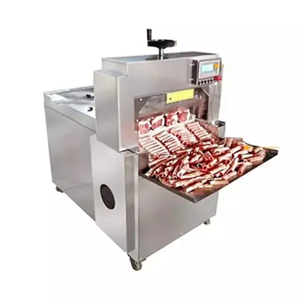 TIANRUO冷凍ミートスライサービーフ肉スライスマシンラムロール肉切断機ベーコンカッターマトンスライス価格