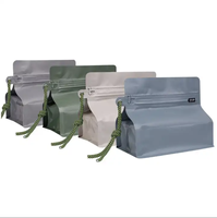 Sac de café Ziplock en feuille d'aluminium d'impression de haute qualité avec ficelle élastique pochettes debout personnalisées