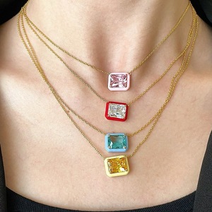 <span class=keywords><strong>Collier</strong></span> coeur de noël émail rose argent sterling 925 plaqué or 18 carats bijoux fins bonbons <span class=keywords><strong>collier</strong></span> <span class=keywords><strong>d</strong></span>'<span class=keywords><strong>amitié</strong></span> BFF pour les filles - Product Image 4