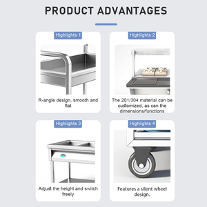Calentador de Buffet Bain-Marie Premium de Acero Inoxidable para Catering, con 5 Compartimentos, Protector Antisalpicaduras, Mostrador Comercial - Product Image 3