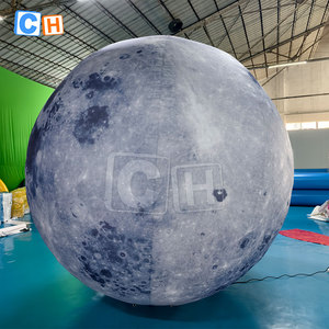 Bơm hơi khổng lồ không gian chủ đề Đảng trang trí Inflatable Hành Tinh bóng bay/Inflatable Trái Đất mặt trăng chín hành tinh treo Led mô hình - Product Image 1